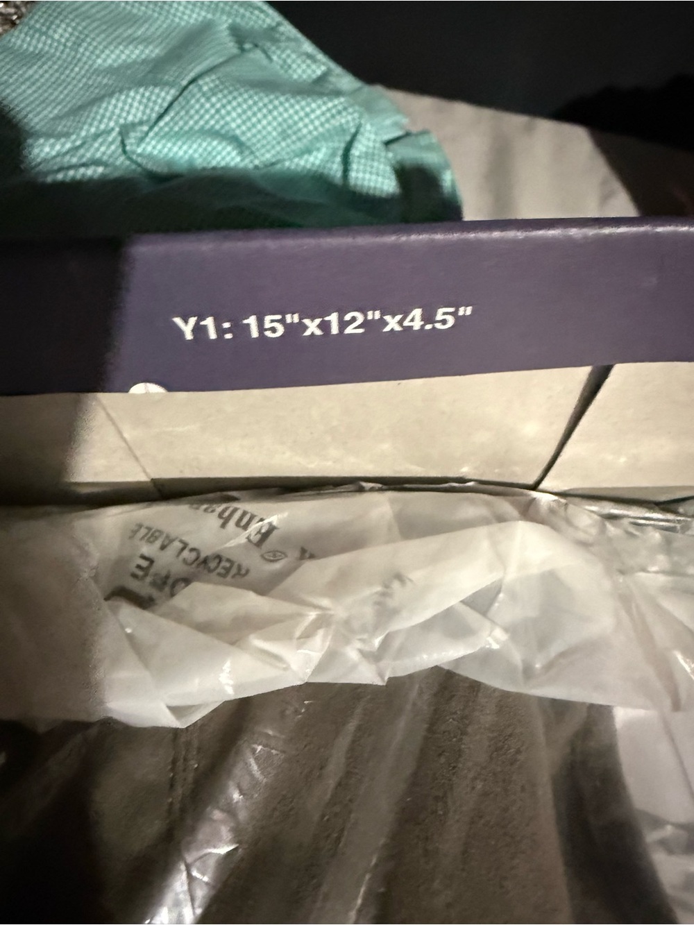 Jennifer Lopez Purple and Cream Shoe Box - Picture 8 of 10